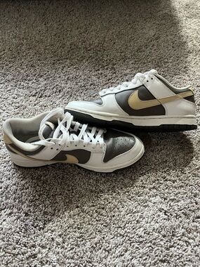 Women’s Nike Dunk Low sneakers Ironstone Sesame colorway HM9655-001 size 9